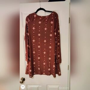 Mudd Long-Sleeve Tunic Top